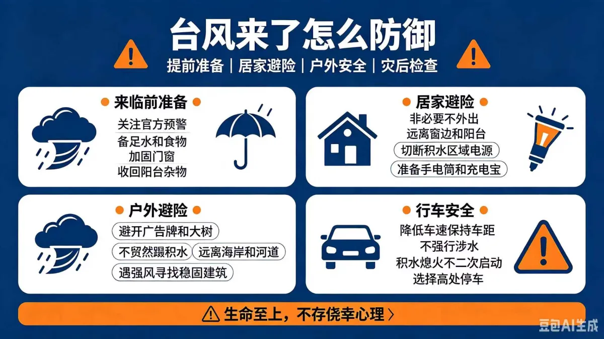 台风来了要怎么防御？